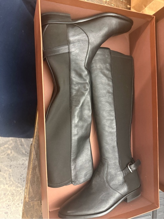 Coach Shoes - Coach Black Leather Over-the-Knee Riding Boots